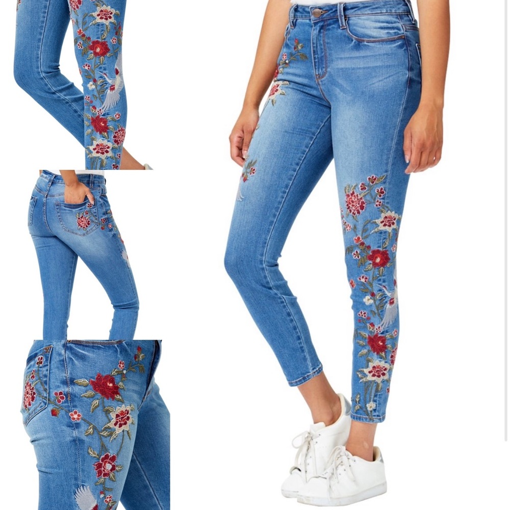 Nanette Lepore Jeans Embroidered